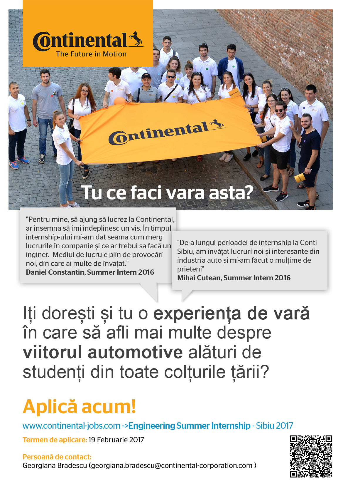 Poster Summer Internship