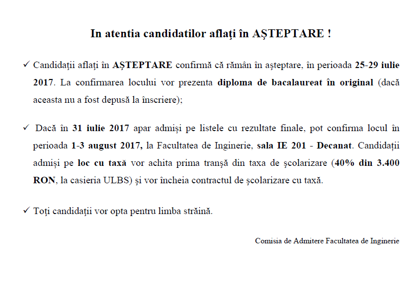 Confirmare Așteptare