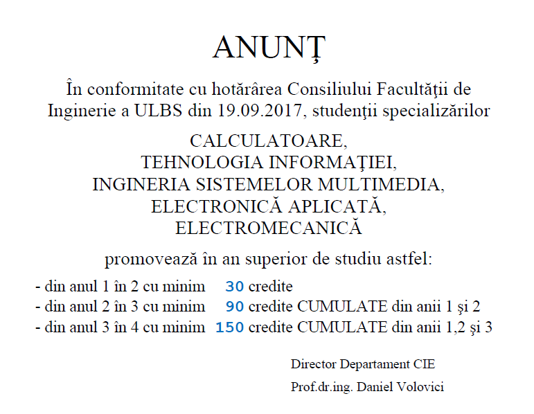 Promovare CIE