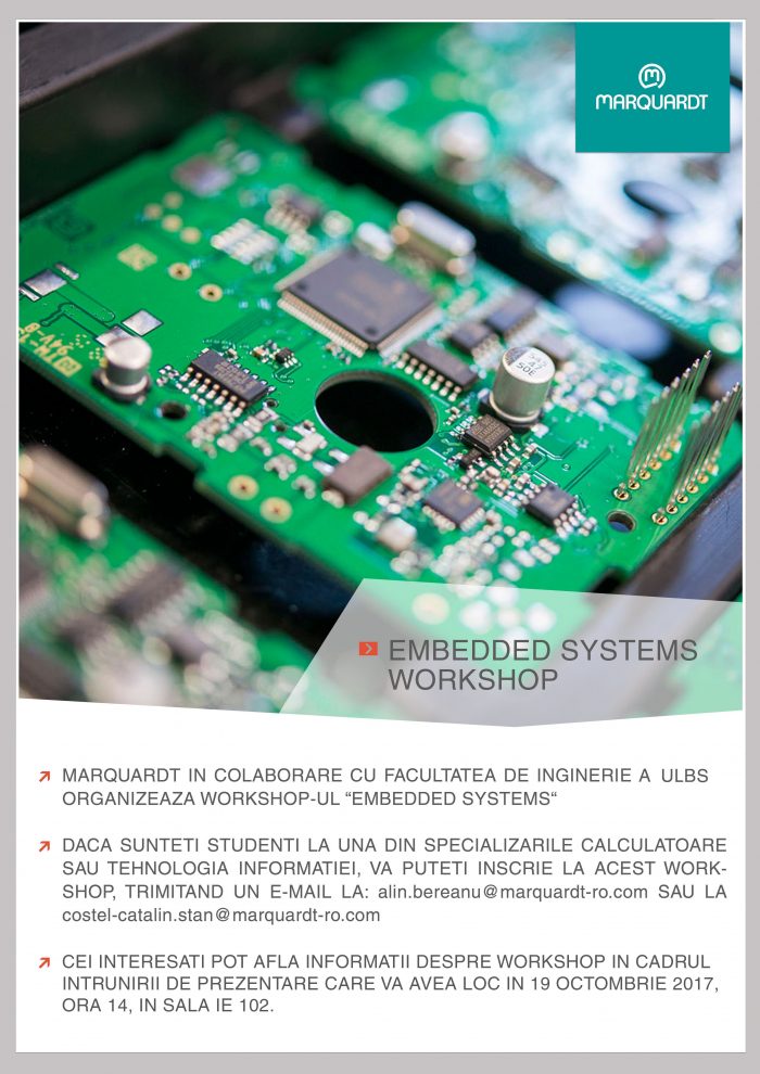 Embedded Systems Workshop 2017
