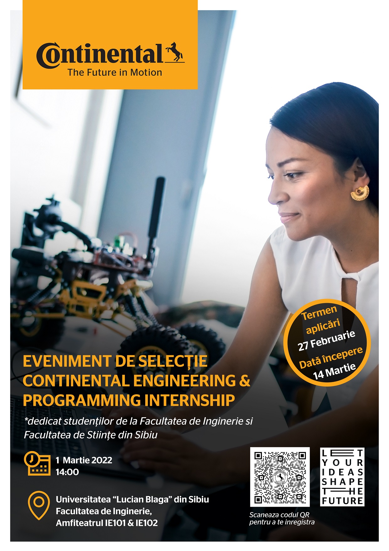 Continental Engineering & Programming Internship – Termen înscrieri 27 Februarie