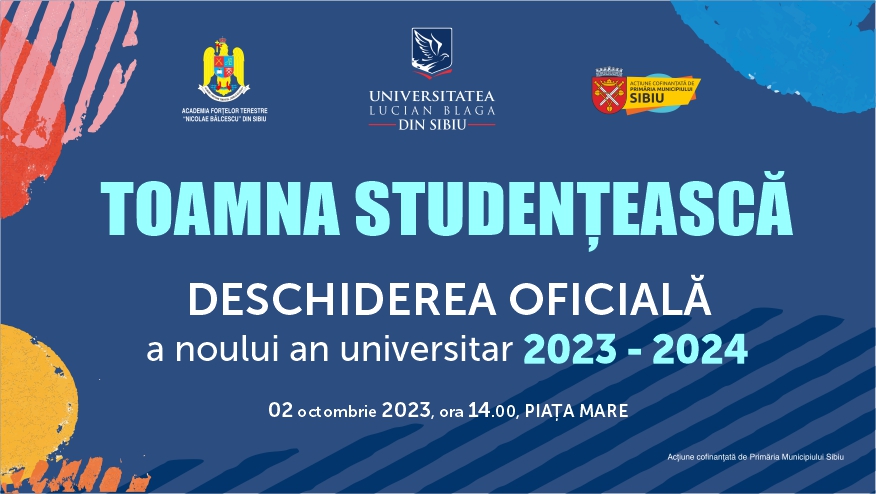 Toamna Studențească 2023 – Deschiderea Festivă A Anului Universitar