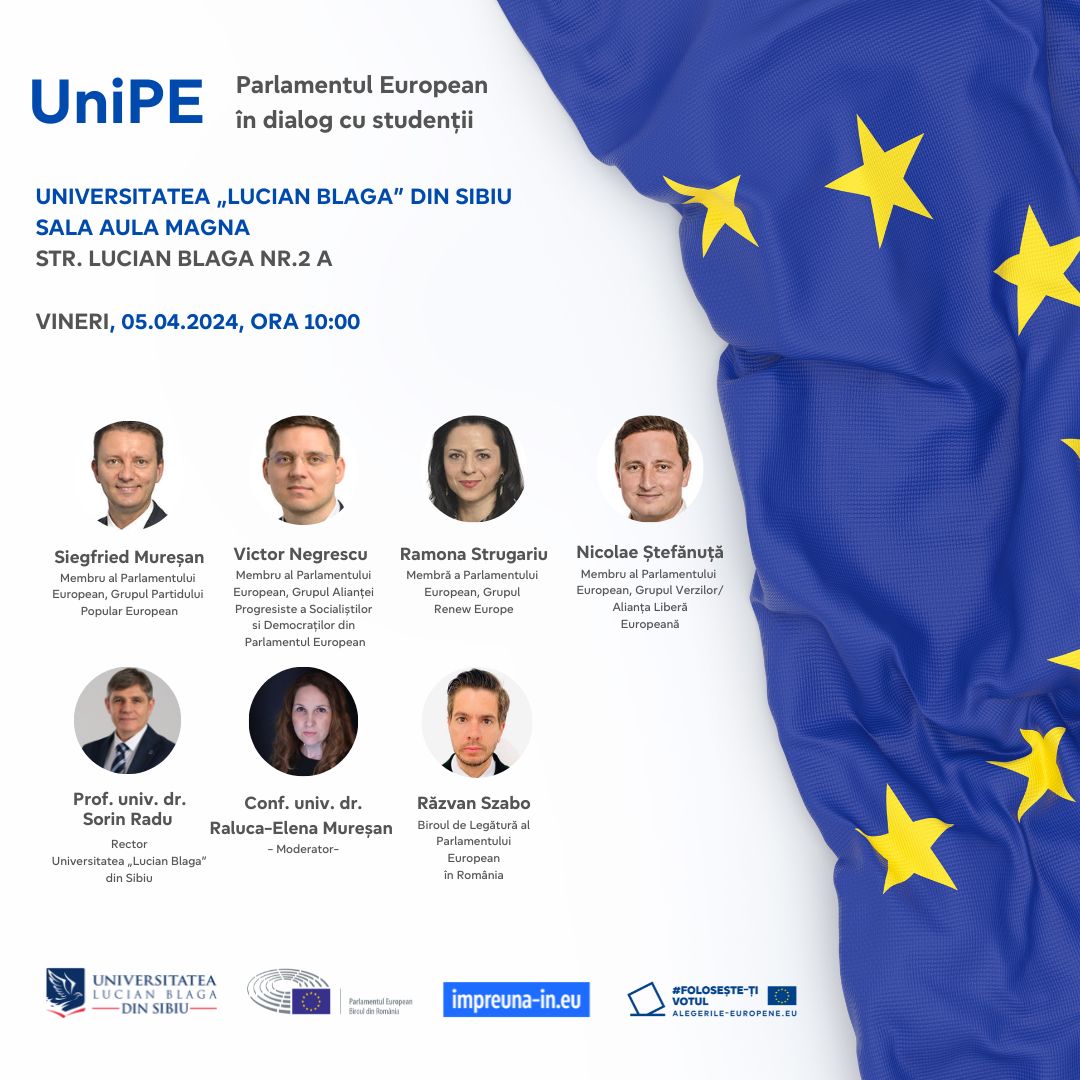 UniPE – Parlamentul European în Dialog Cu Studenții ULBS