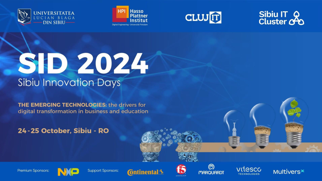 Sibiu Innovation Days, 24-25 Octombrie 2024