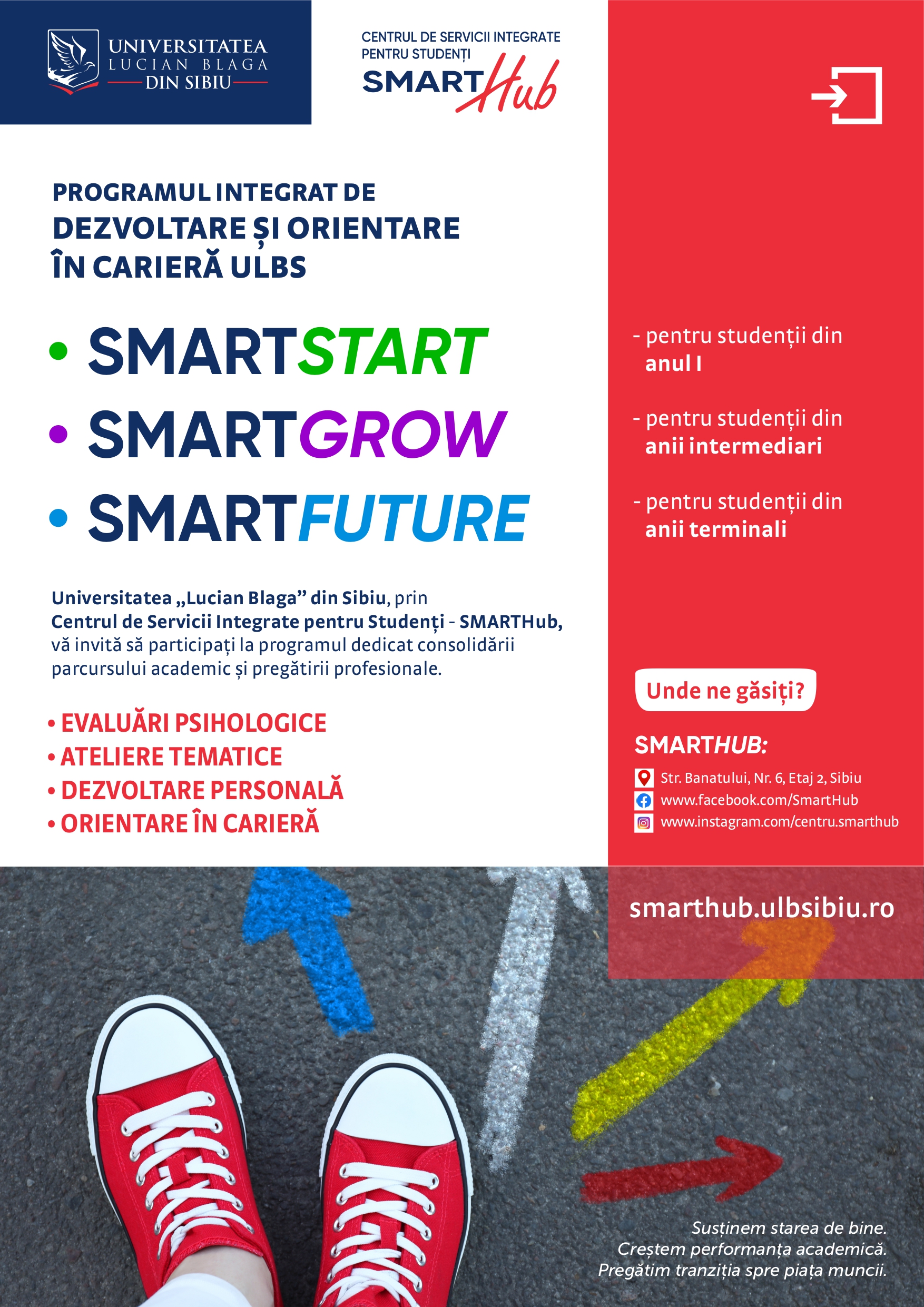 PROGRAMUL INTEGRAT DE DEZVOLTARE ȘI ORIENTARE ÎN CARIERĂ PENTRU STUDENȚII ULBS